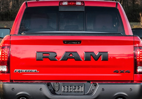 Mopar OEM Black "RAM" Tailgate Letters - Click Image to Close